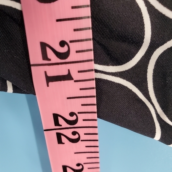 La Blanca black and white patterned tankini top 10 - Picture 14 of 14